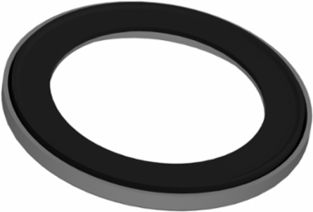 Harmony XB4 Metal Ring, 30mm NEMA for Flush Mounting, Grey