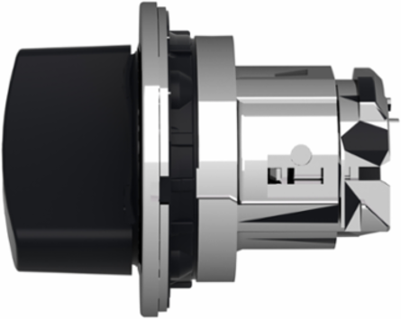 Harmony XB4 Flush Mounted Selector Switch Head, 30 mm, Metal, IP69 Rated