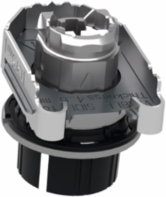 Harmony XB4 Selector Switch Head, 30mm, Black Knurled Knob, 2 Positions