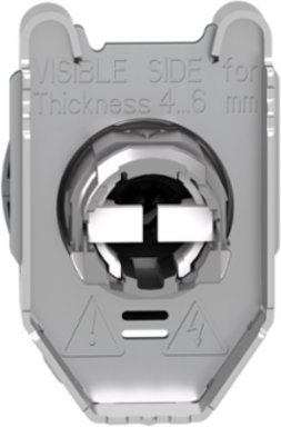 Harmony XB4 Selector Switch Head, 30mm, Black Knurled Knob, 2 Positions