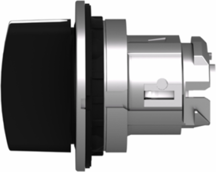 Harmony XB4 Selector Switch Head, 30.5mm, Black, 3 Positions, IP69