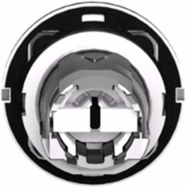 Harmony XB4 Selector Switch Head, 30.5mm, Black, 3 Positions, IP69