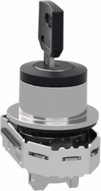 Harmony XB4 Key Selector Switch Head, 30.5 mm, Stay Put, 3 Positions