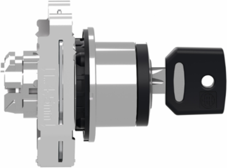 Harmony XB4 Key Selector Switch Head, 30.5 mm, Stay Put, 3 Positions