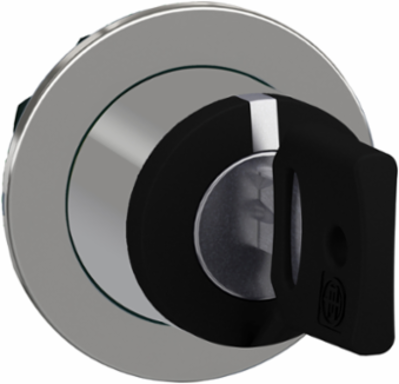 Harmony XB4 Key Selector Switch Head, 30.5 mm, 3-Position, IP69 Rated