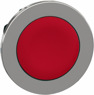 Harmony XB4 30.5 mm Red Flush Pushbutton Head, IP69 Protection