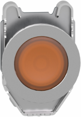 Harmony XB4 Illuminated Push Button Head, 30.5mm, Orange, IP69 Rated