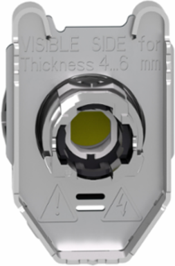 Harmony XB4 Illuminated Push Button Head, 30.5mm, Orange, IP69 Rated