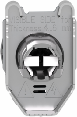 Harmony XB4 30.5mm Flush Mount Selector Switch Head, 3 Position Spring Return