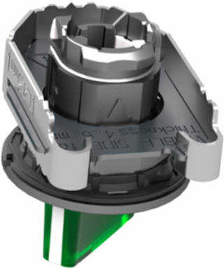 Harmony XB4 Illuminated Selector Switch Head, 30mm, Green, IP69