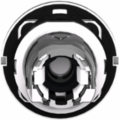 Head for Illuminated Selector Switch, 30.5mm, Blue Handle, IP69K, 2 Positions