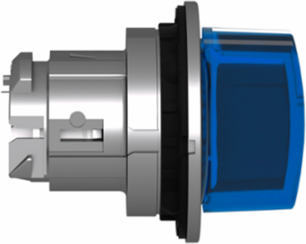 Harmony XB4 30mm Illum. Selector Switch Head, Blue, 3 Positions