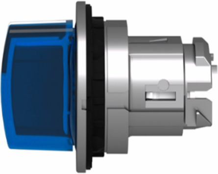 Harmony XB4 30mm Illum. Selector Switch Head, Blue, 3 Positions