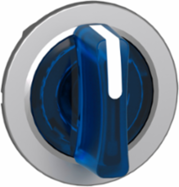 Harmony XB4 30mm Illum. Selector Switch Head, Blue, 3 Positions