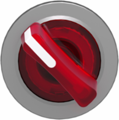Harmony XB4 30.5mm Illuminated Selector Switch Head, Red, IP69, 2 Positions