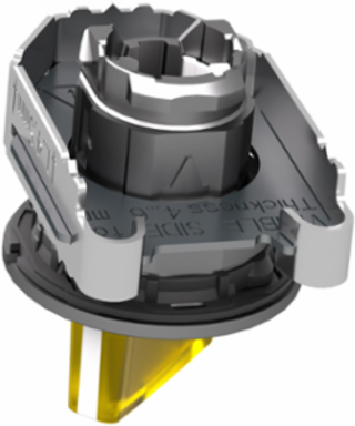 Harmony XB4 Illuminated Selector Switch Head, 30.5mm, Yellow, 2 Positions, IP69