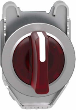 Harmony XB4 Illuminated Selector Switch Head, 30.5mm, Red Handle, IP69