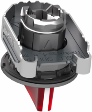 Harmony XB4 Illuminated Selector Switch Head, 30.5mm, Red Handle, IP69