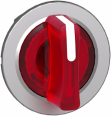 Harmony XB4 Illuminated Selector Switch Head, 30.5mm, Red Handle, IP69
