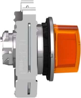 Harmony XB4 30.5mm Metal Head for Illuminated Selector Switch, Orange Handle, 3 Positions