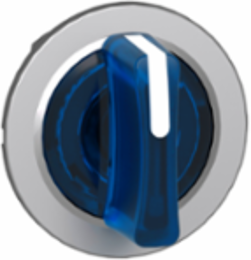 Harmony XB4 Illuminated Selector Switch Head, 30.5mm, Blue, 3 Positions