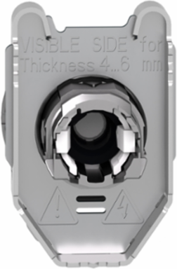 Harmony XB4 Selector Switch Head, 30.5mm, 3 Positions, Metal White Handle