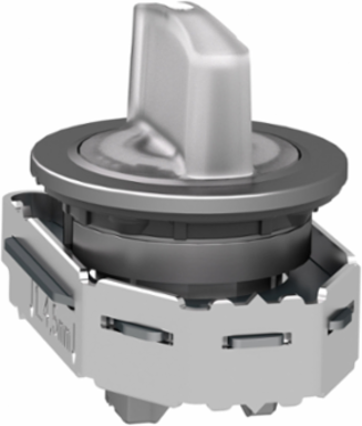 Harmony XB4 Selector Switch Head, 30.5mm, 3 Positions, Metal White Handle