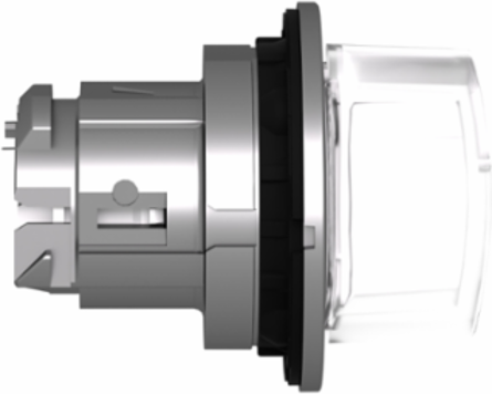 Harmony XB4 Selector Switch Head, 30.5mm, 3 Positions, Metal White Handle