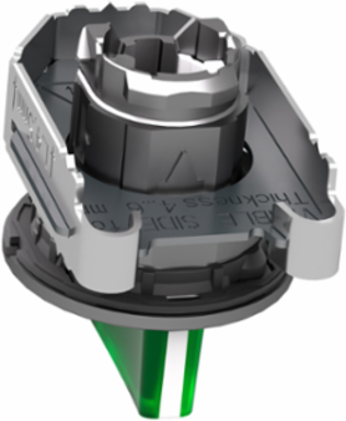 Harmony XB4 Selector Switch Head, 30.5mm, Green Handle, IP69 Protection