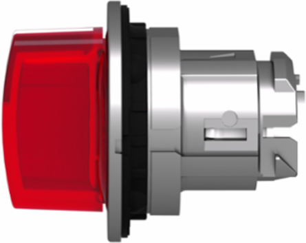 Harmony XB4 Selector Switch Head, 30.5mm, Red Metal Handle, IP69 Rated