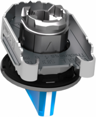 Harmony XB4 30mm Illuminated Selector Switch Head, Blue Handle, 3 Positions