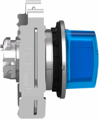 Harmony XB4 30mm Illuminated Selector Switch Head, Blue Handle, 3 Positions