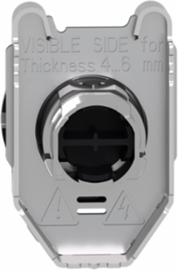 Harmony XB4 Red Push Button Head, 30.5mm, Spring Return, IP69