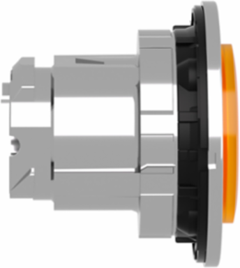 Harmony XB4 30mm Illuminated Push Button Head, Orange, IP69, Spring Return
