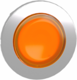 Harmony XB4 30mm Illuminated Push Button Head, Orange, IP69, Spring Return