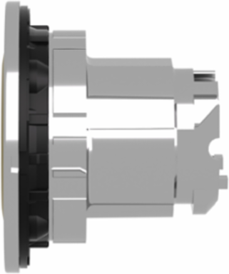 Harmony XB4 30mm Yellow Flush Illuminated Push Button Head, IP69, Metal
