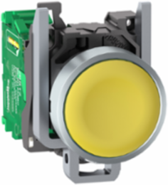Harmony XB5R Wireless Push Button Transmitter, 22mm, Yellow, IP66/IP67/IP69K