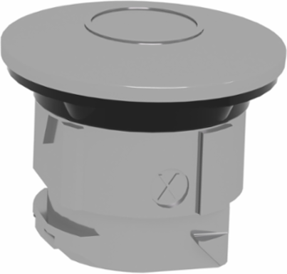 Harmony XB4 Blanking Plug, Metal, Round, 22mm