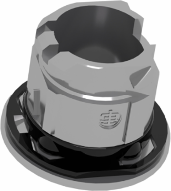 Harmony XB4 Blanking Plug, Metal, Round, 22mm