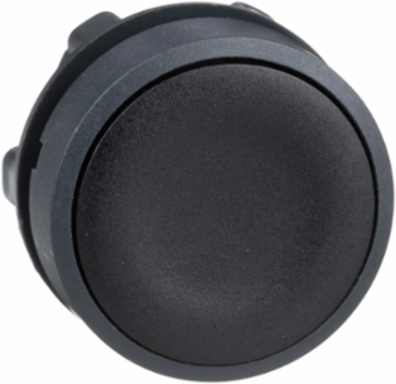 Harmony XB5 22mm Black Flush Non-Illuminated Push Button Head, Spring Return