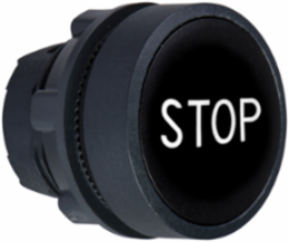Harmony XB5 Black Flush Button Head, 22mm, Spring Return, IP66