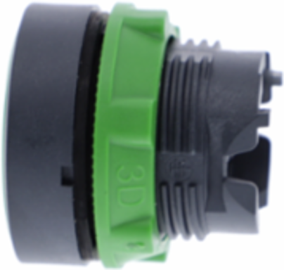 Harmony XB5 Green Flush Push Button Head 22mm, Spring Return, IP66
