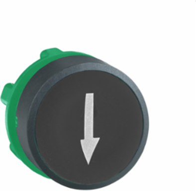 Harmony XB5 Black Plastic Push Button Head 22mm Spring Return