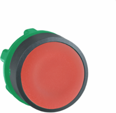Harmony XB5 Red Flush Push Button Head, 22mm, Spring Return, IP66/IP69K
