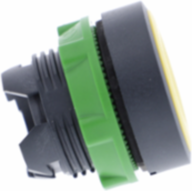 Harmony XB5 Yellow Push Button Head, 22mm, Spring Return, IP66/IP67/IP69K