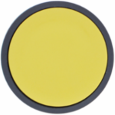 Harmony XB5 Yellow Push Button Head, 22mm, Spring Return, IP66/IP67/IP69K