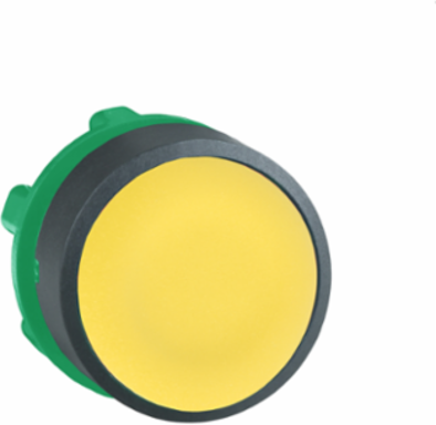 Harmony XB5 Yellow Push Button Head, 22mm, Spring Return, IP66/IP67/IP69K