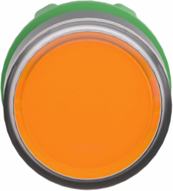 Harmony XB5 Illuminated Push Button Head, 22mm, Orange, IP69K