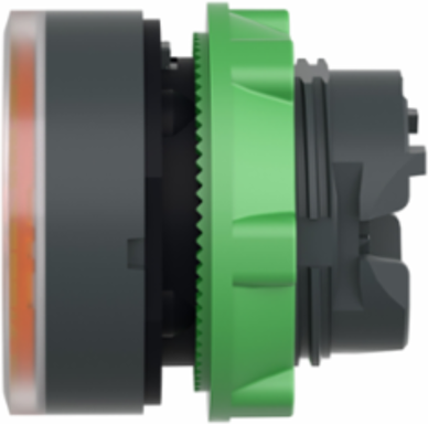 Harmony XB5 Illuminated Push Button Head, 22mm, Orange, IP69K