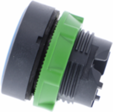 Harmony XB5 22mm Blue Flush Push Button Head, Spring Return, IP66/IP67